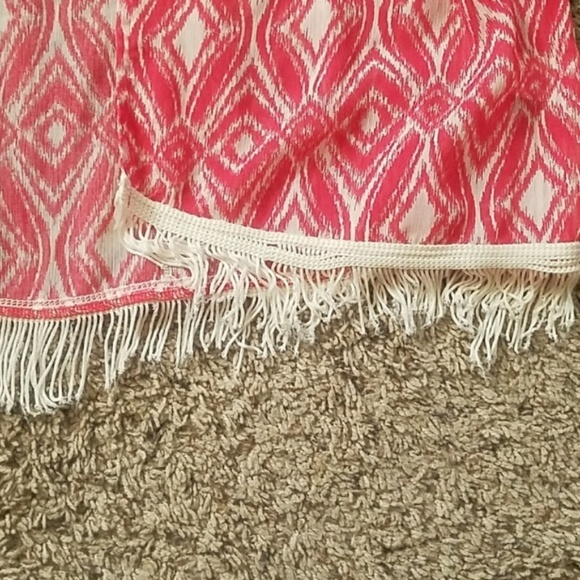 Coral Fringed Kimono - Maurices - Picture 6 of 8